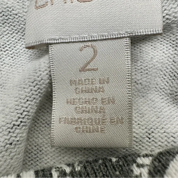 CHICOS Sweater Asymmetrical Hem Turtleneck 
Women’s Large, Chico’s Size 2) - Picture 6 of 10